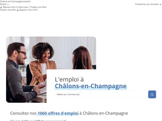 Châlons-en-Champagne Emplois platform preview