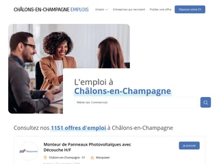 Châlons-en-Champagne Emplois screenshot preview
