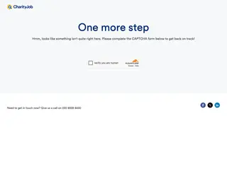 CharityJob platform preview