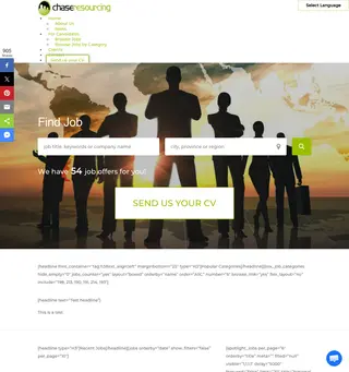 Chase Resourcing platform preview