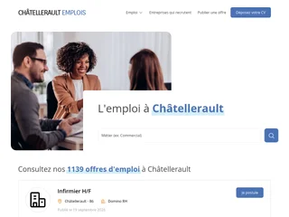 Châtellerault Emplois screenshot preview