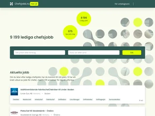 chefsjobb.nu platform preview