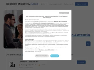 Cherbourg-en-Cotentin Emplois platform preview