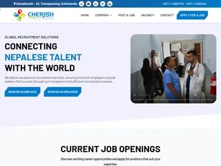 Cherish Oversease Pvt Ltd screenshot preview Cherish Oversease Pvt Ltd screenshot preview