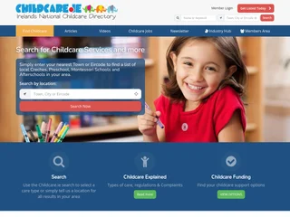 Childcare.ie screenshot preview Childcare.ie screenshot preview