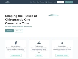 Chiropractic Jobs Online platform preview Chiropractic Jobs Online platform preview
