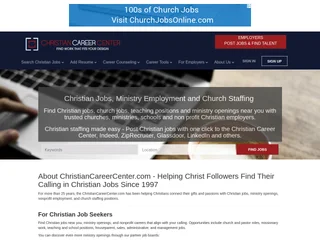 Christian Career Center platform preview Christian Career Center platform preview
