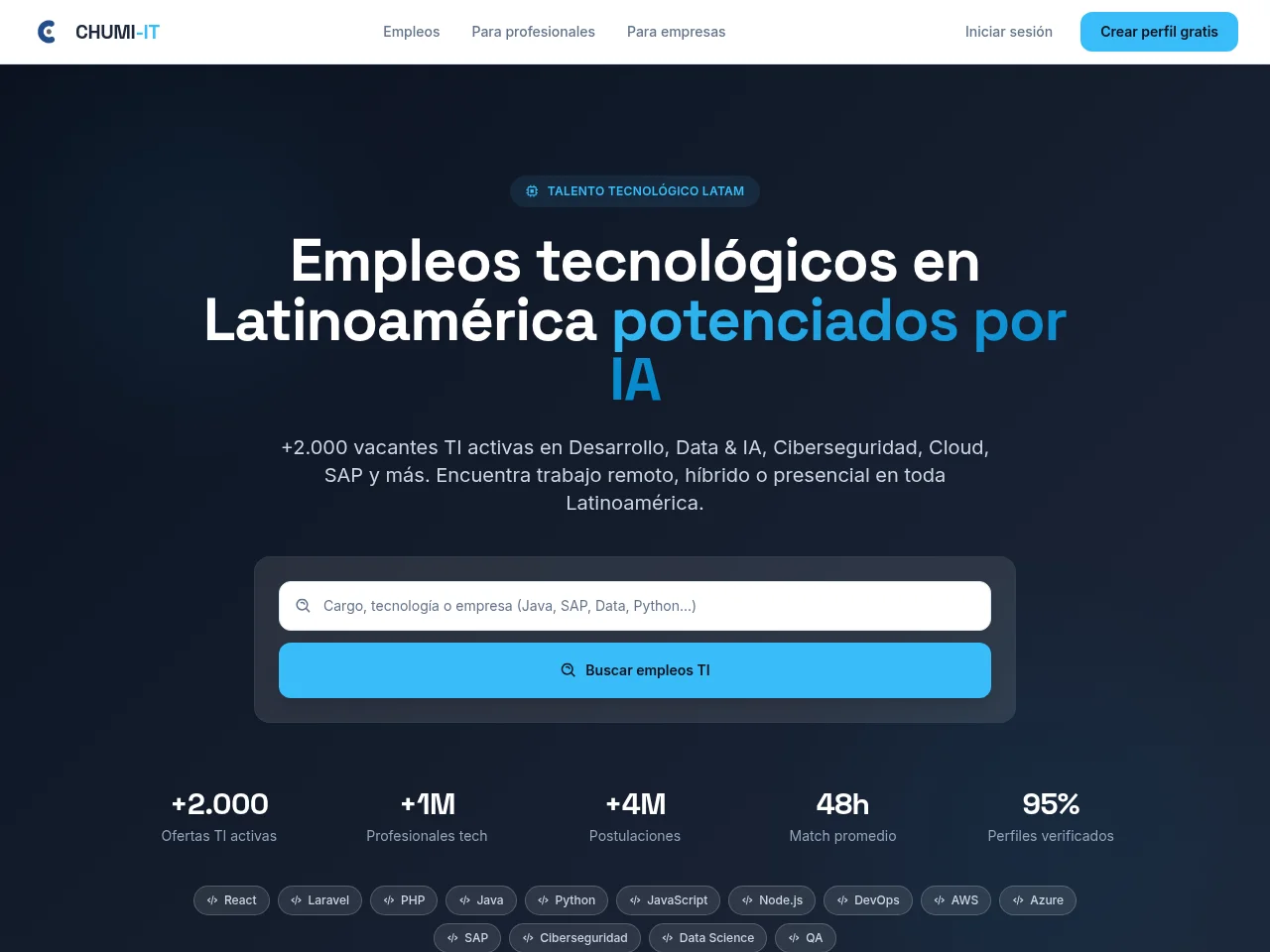 CHUMI-IT website screenshot