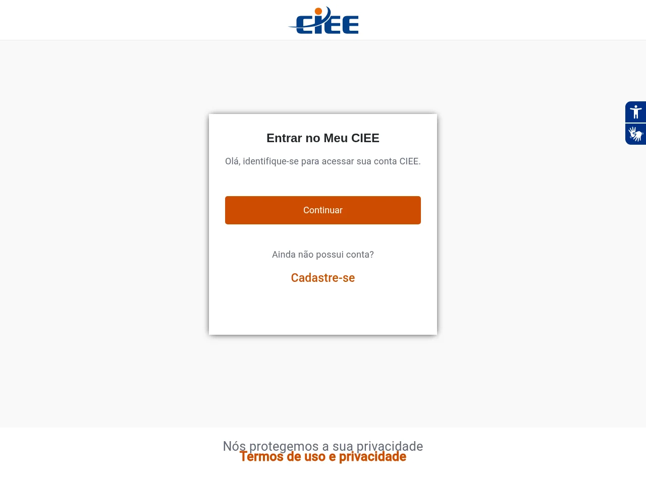 CIEE screenshot CIEE job board platform screenshot showing job search interface