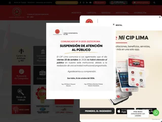 Colegio de Ingenieros del Perú - CD Lima screenshot preview