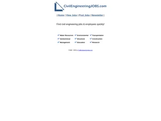 CivilEngineeringJobs.com platform preview