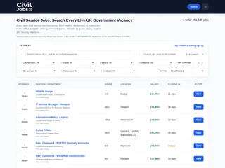 Civil Jobs UK screenshot preview Civil Jobs UK screenshot preview