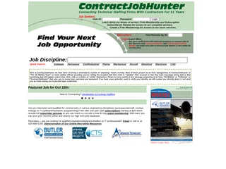 ContractJobHunter platform preview ContractJobHunter platform preview