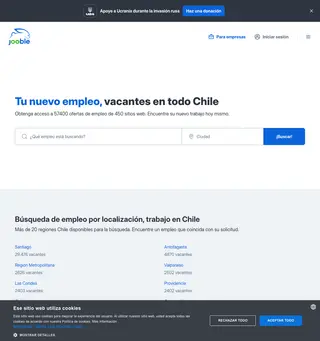 Jooble screenshot preview