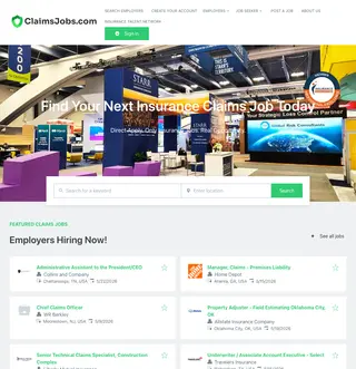 ClaimsJobs platform preview