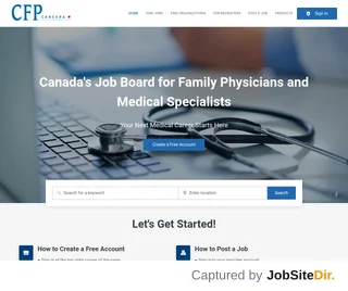 CFP Careers platform preview