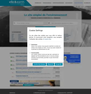 Clicandearth platform preview