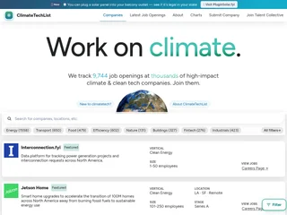 ClimateTechList platform preview