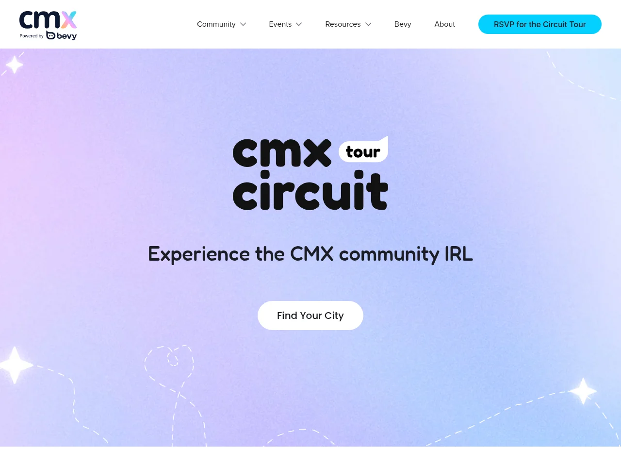 CMX job board platform screenshot showing job search interface
