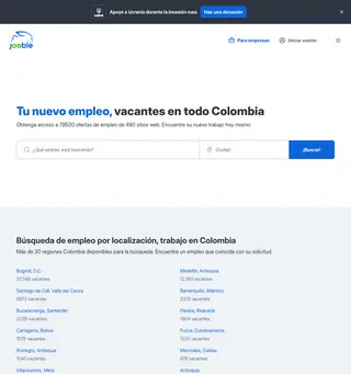 Jooble screenshot preview