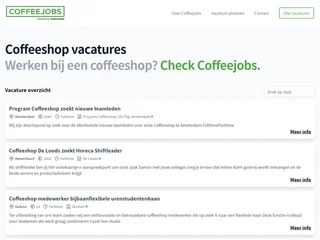 Coffeejobs screenshot preview Coffeejobs screenshot preview