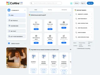 CoHire.com screenshot preview
