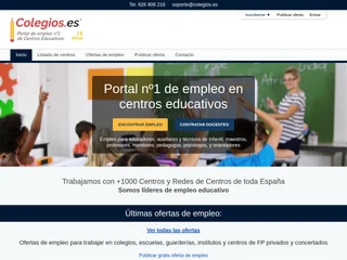 Colegios.es screenshot preview