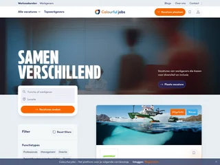 Colourful jobs platform preview Colourful jobs platform preview