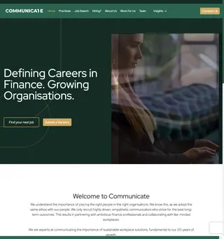 Communicate Recruitment Solutions platform preview