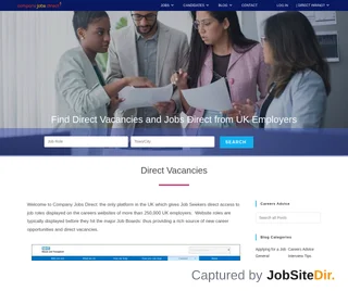 Company Jobs Direct platform preview