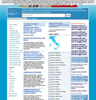 Concorsi.it platform preview