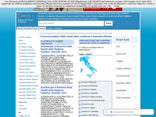 Concorsi.it platform preview