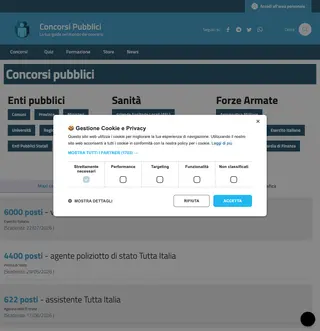 ConcorsiPubblici.Com platform preview