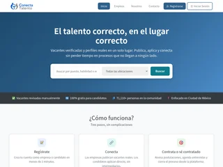 Conecta Talento platform preview