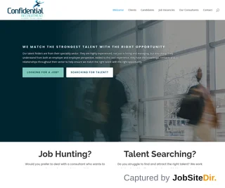 Confidential Recruitment platform preview