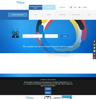 Connexion-Emploi platform preview