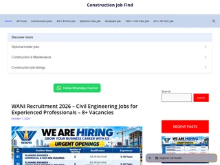 Construction Job Find screenshot preview Construction Job Find screenshot preview