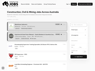 Construction Jobs Australia screenshot preview