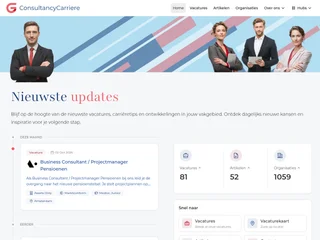 ConsultancyCarriere.nl platform preview ConsultancyCarriere.nl platform preview