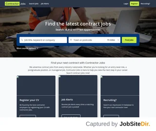 ContractorJobs.co.uk platform preview ContractorJobs.co.uk platform preview