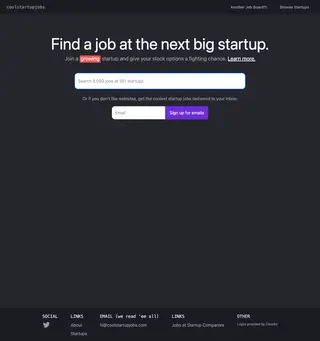 coolstartupjobs platform preview
