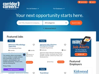 Corridor Careers screenshot preview