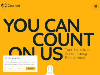 Counted Recruitment platform preview Counted Recruitment platform preview