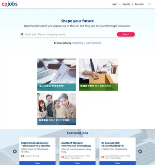cpjobs.com platform preview