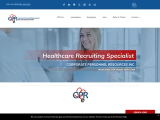 CPR-Inc. Healthcare Recruiting Specialists screenshot preview