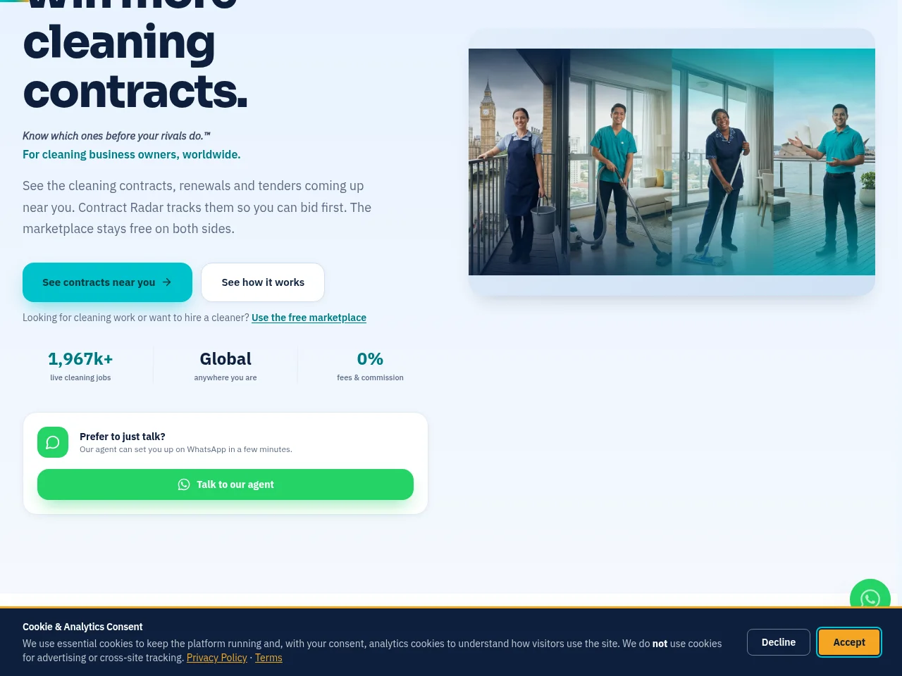 CQD New Gen job board platform screenshot showing job search interface