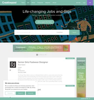 Creativepool platform preview Creativepool platform preview