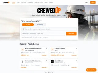 CrewedUp platform preview CrewedUp platform preview