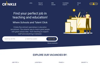 Crinkle Recruitment platform preview Crinkle Recruitment platform preview