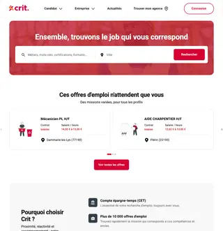 Crit Job platform preview